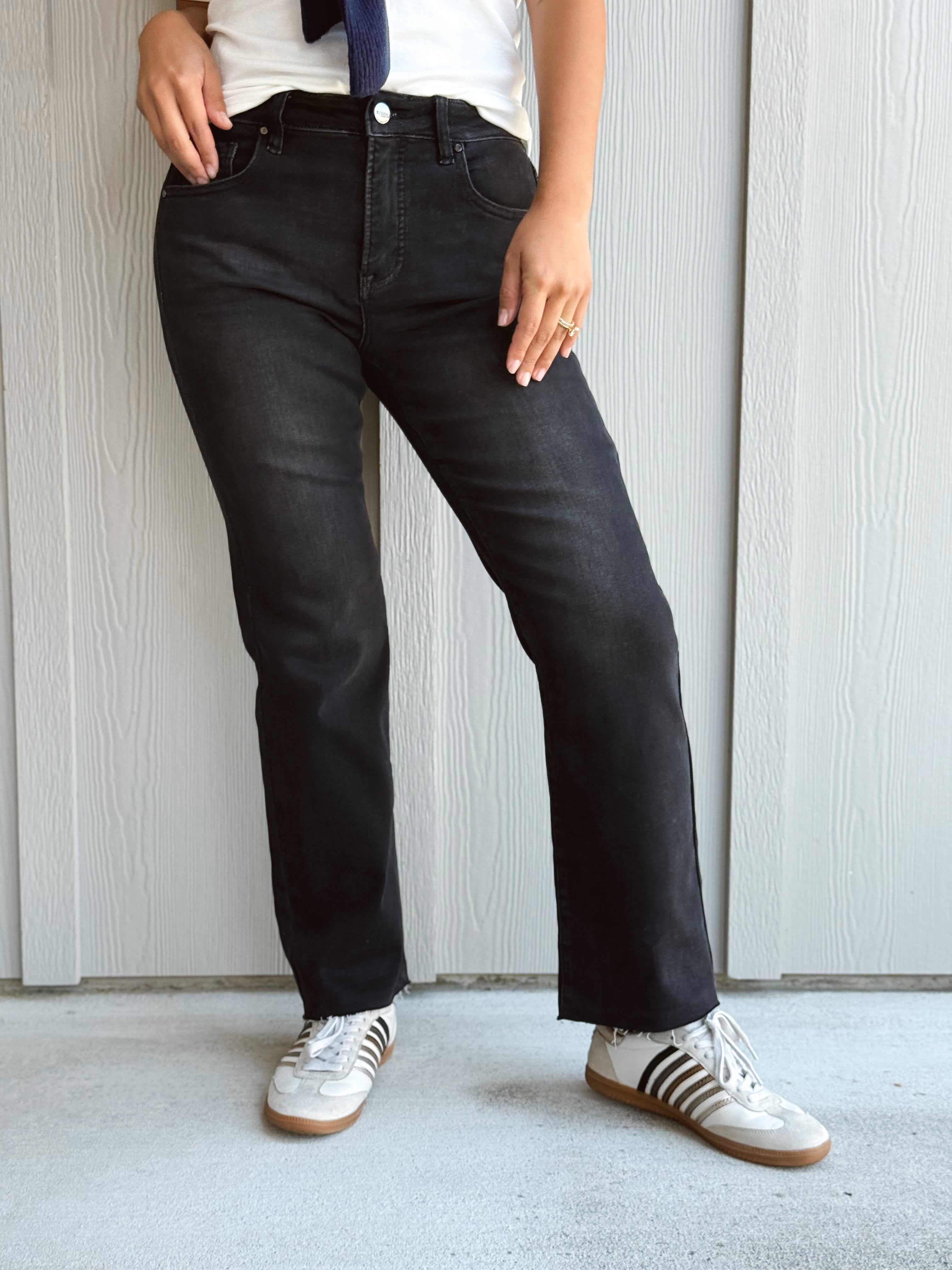 [RISEN] Casey Jean - BLACK - Storetradenest Straight Leg