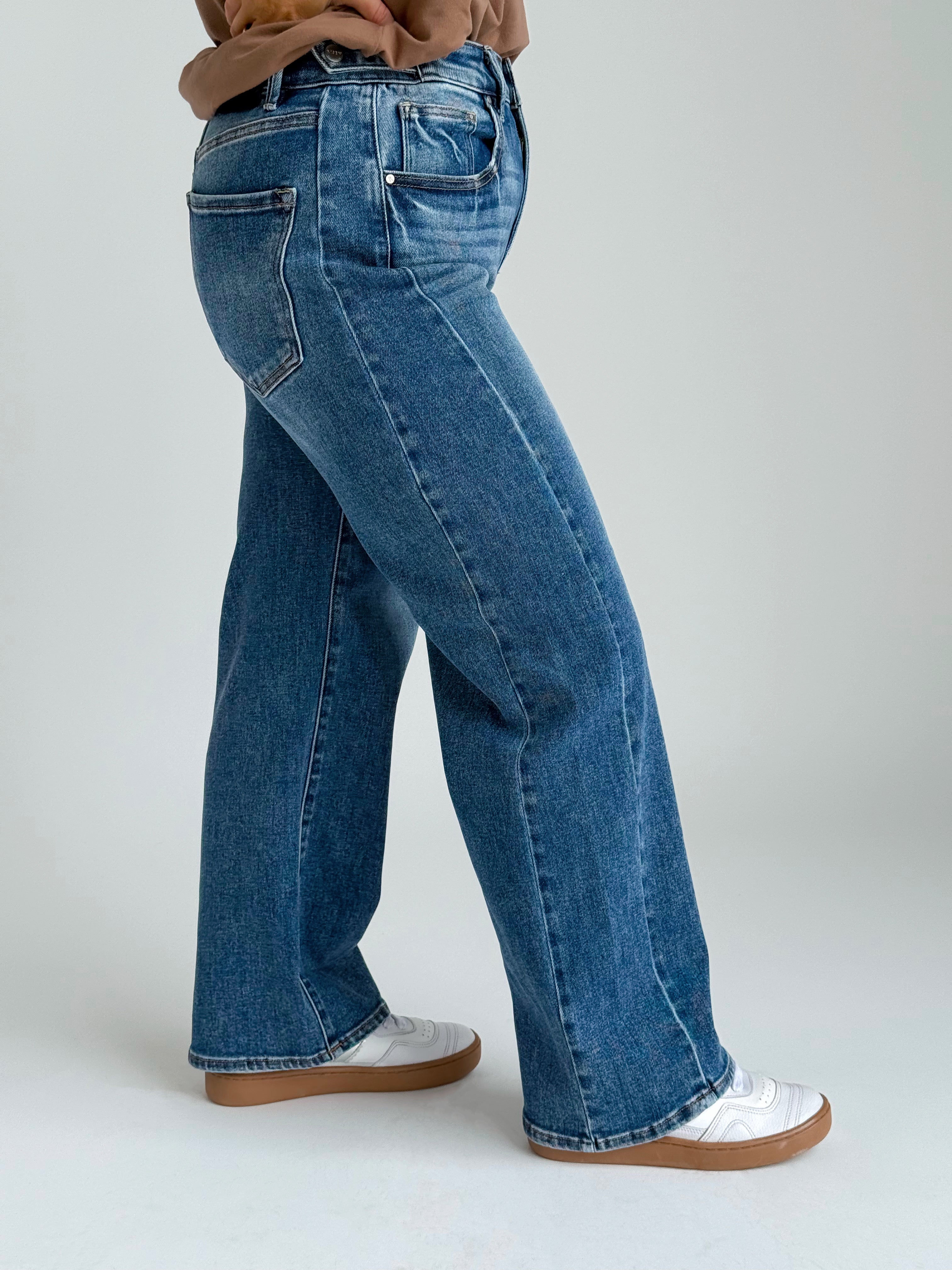 [RISEN] Darby Jean - DARK - Storetradenest BARREL JEAN