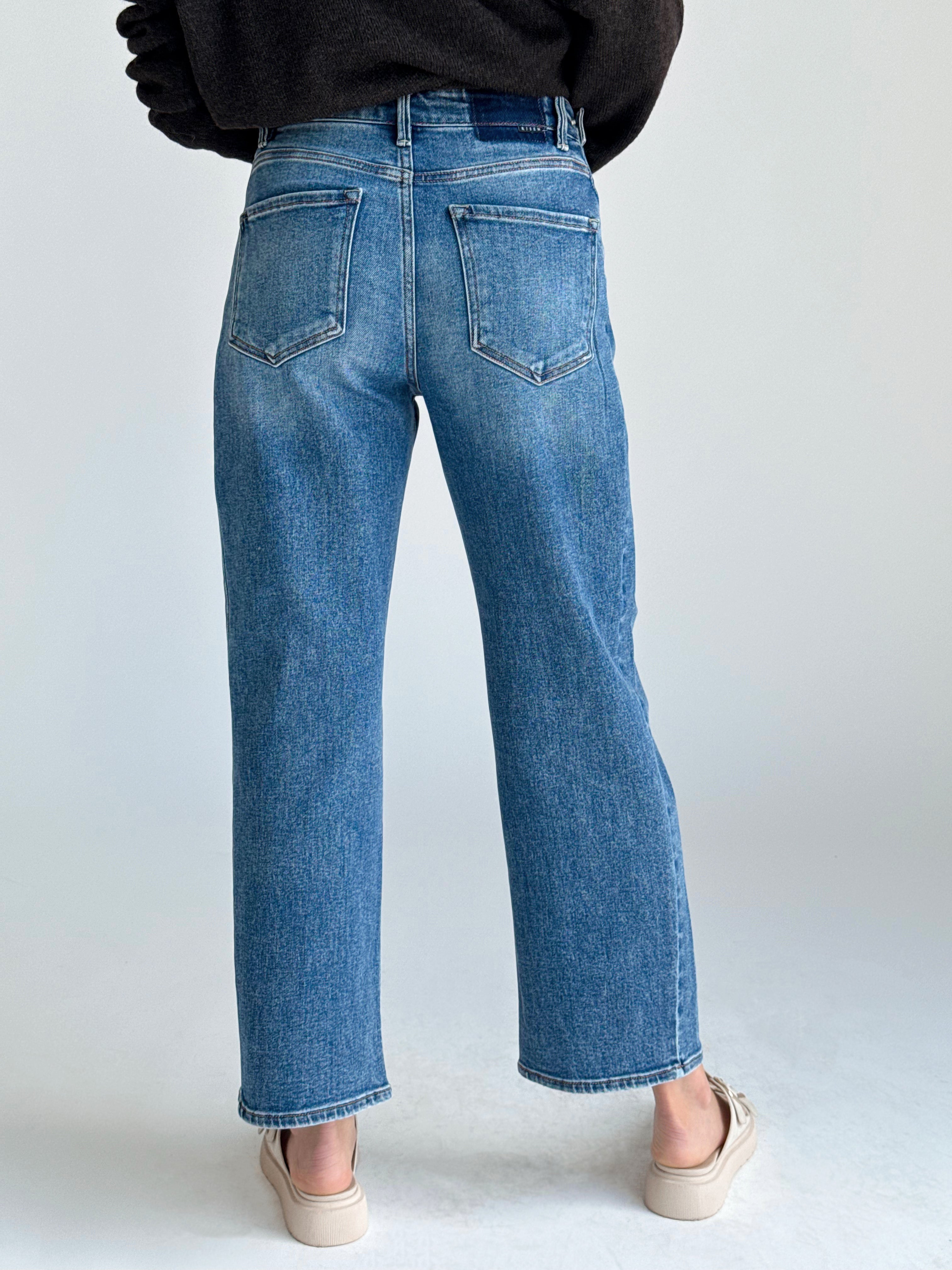 [RISEN] Darby Jean - DARK - Storetradenest BARREL JEAN