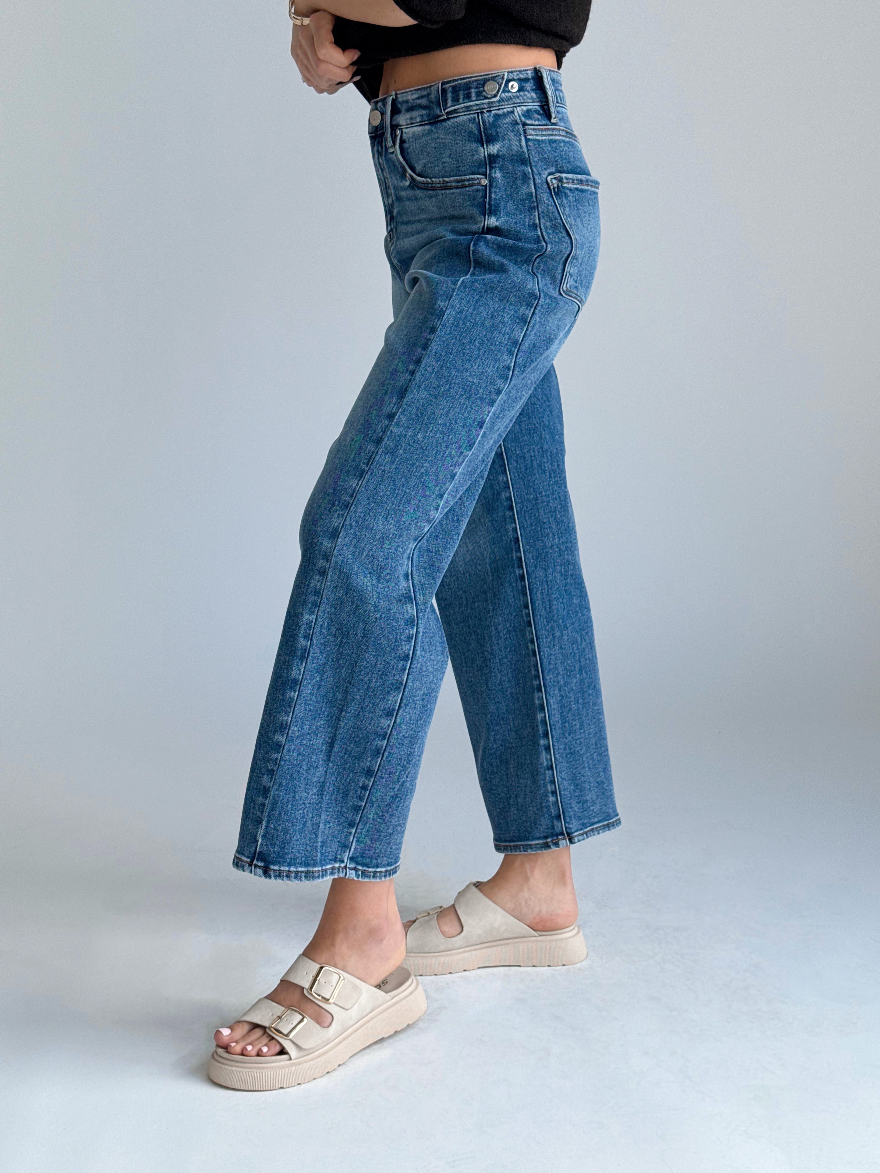 [RISEN] Darby Jean - DARK - Storetradenest BARREL JEAN