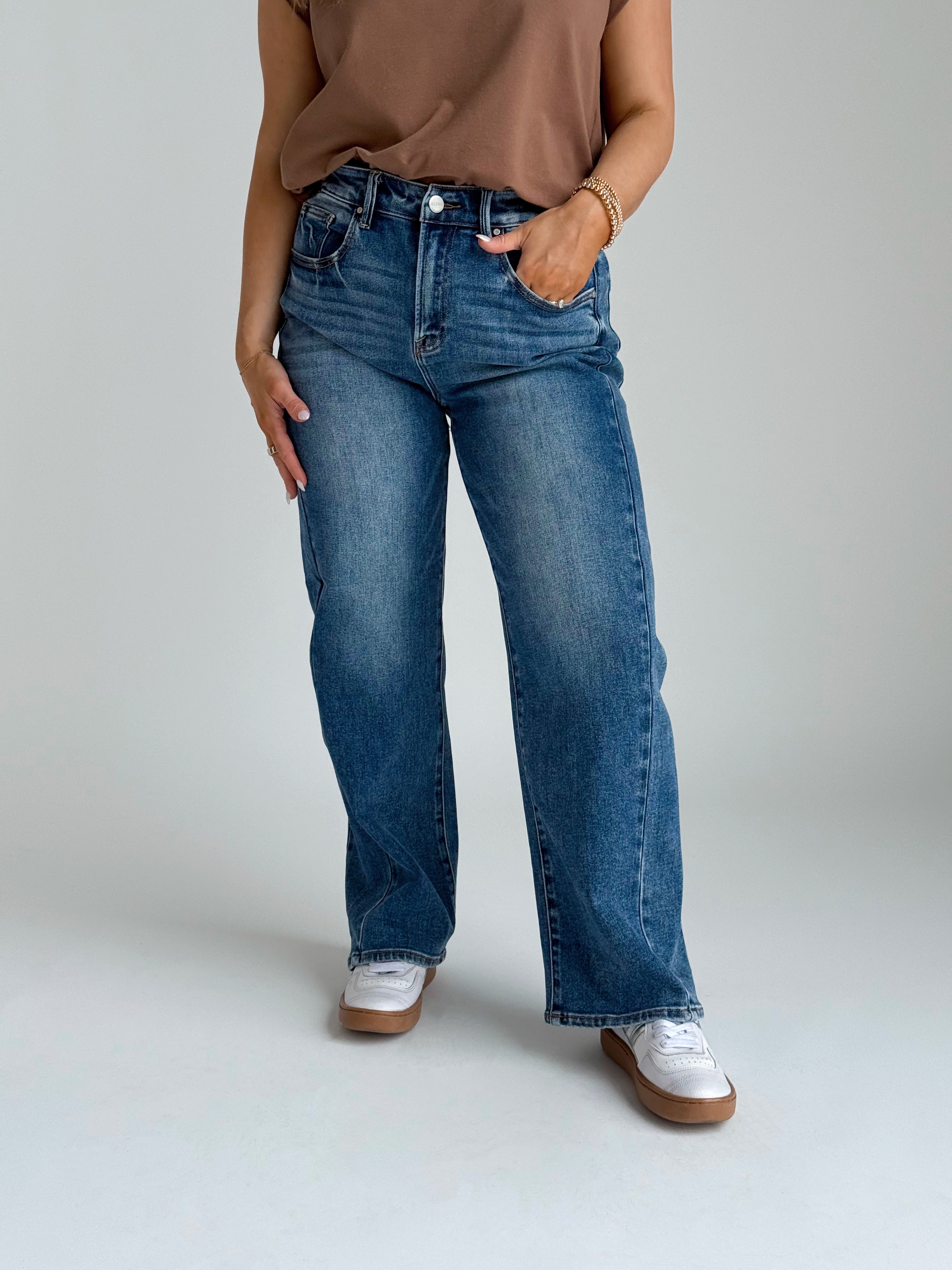 [RISEN] Darby Jean - DARK - Storetradenest BARREL JEAN