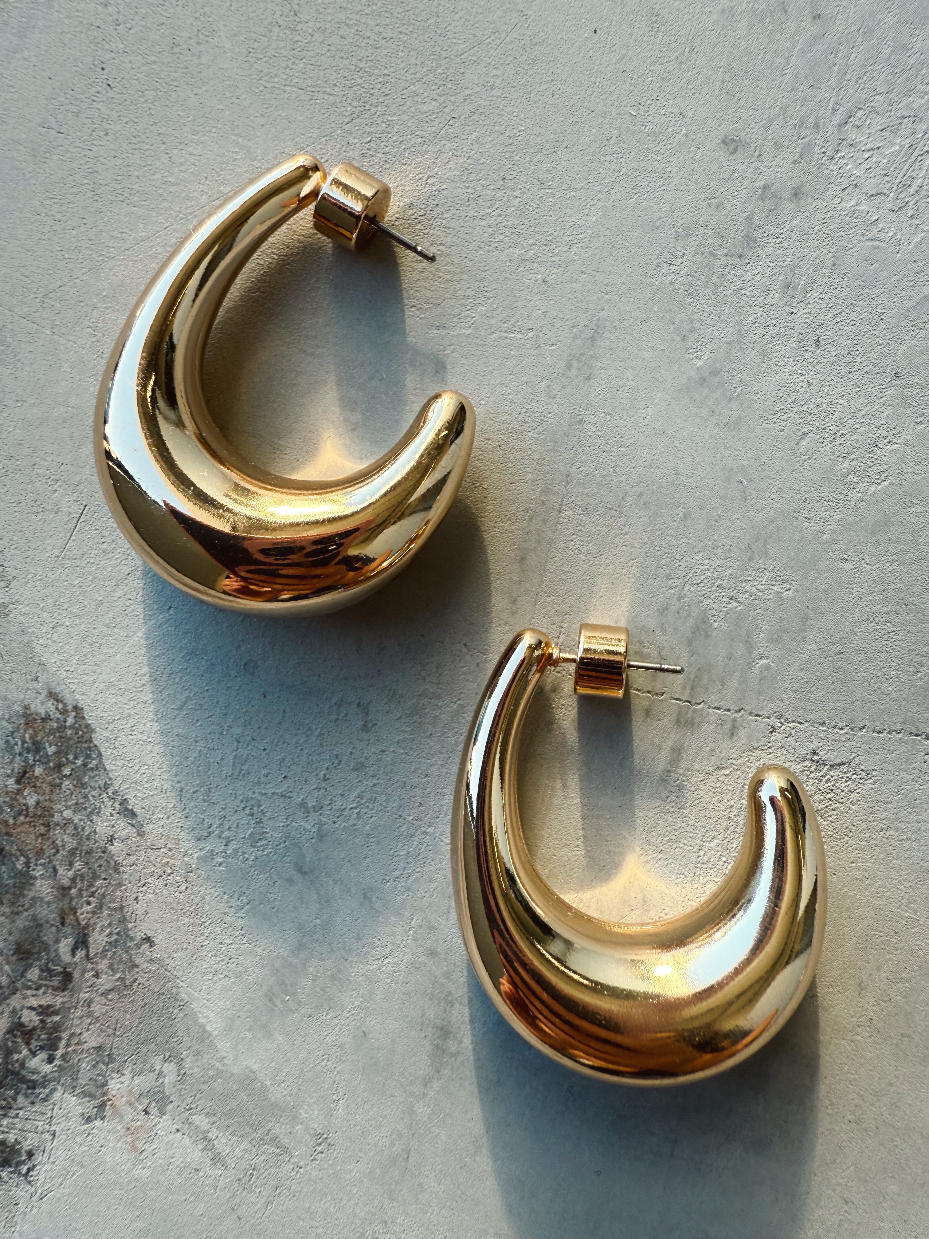 Simon Earrings - GOLD - Storetradenest EARRINGS