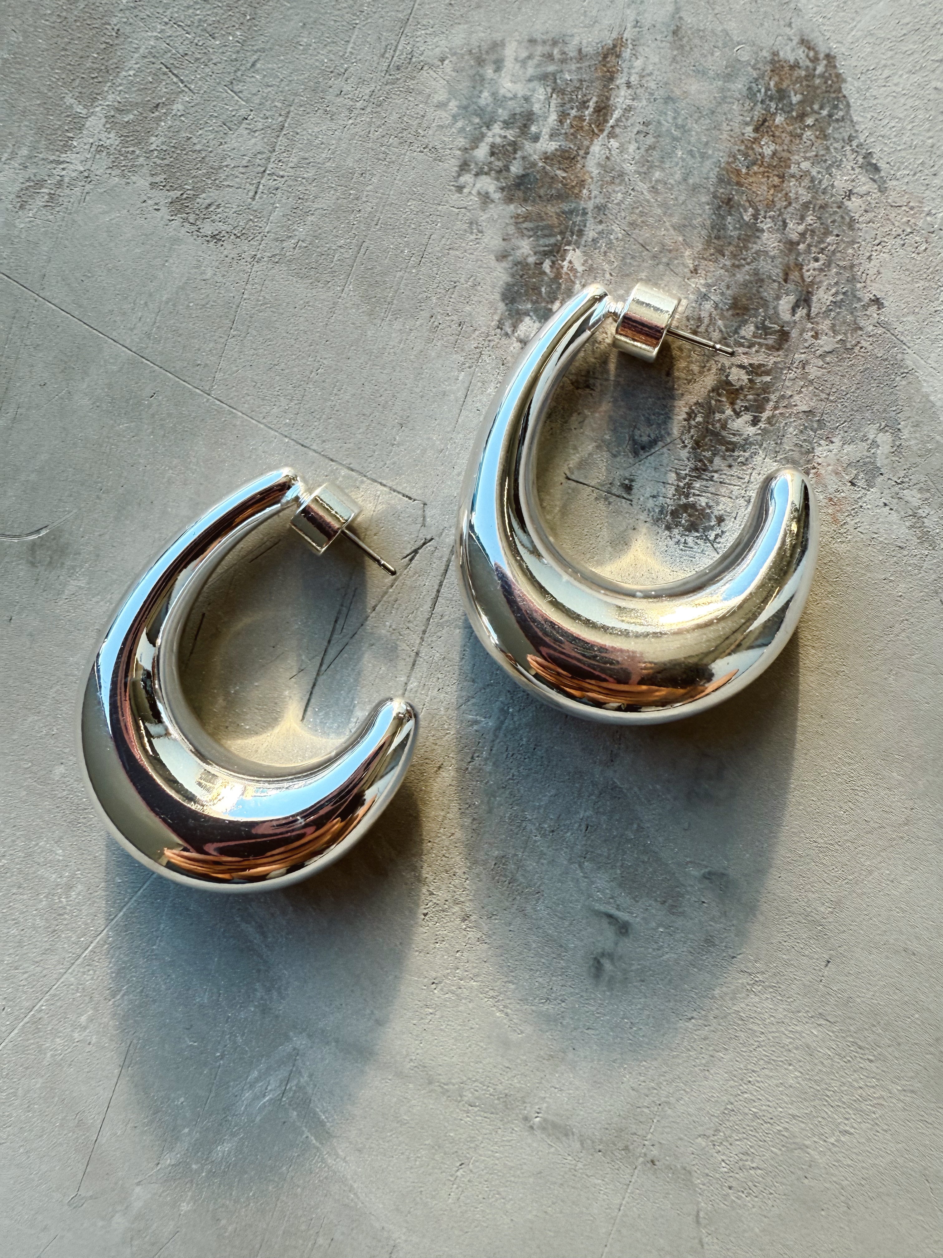 Simon Earrings - SILVER - Storetradenest EARRINGS