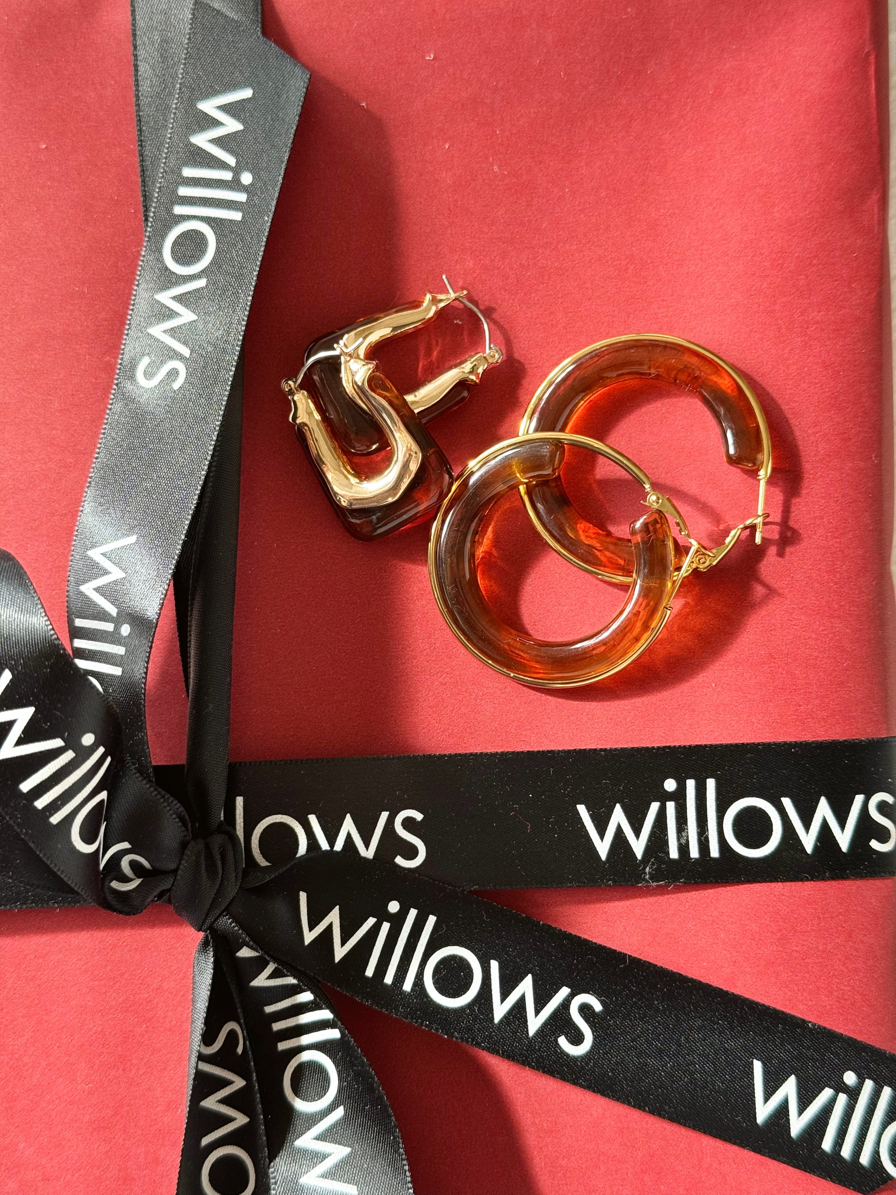 Sundown Hoop Earrings - BROWN - Storetradenest EARRINGS