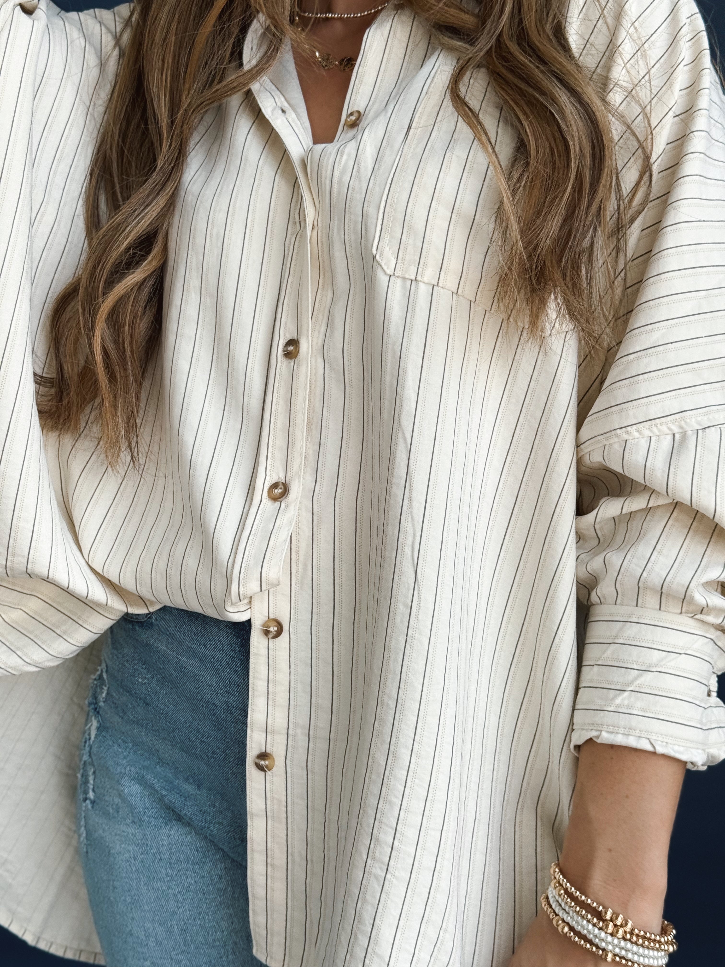 Sycamore Top - CREAM - Storetradenest L/S SHIRT