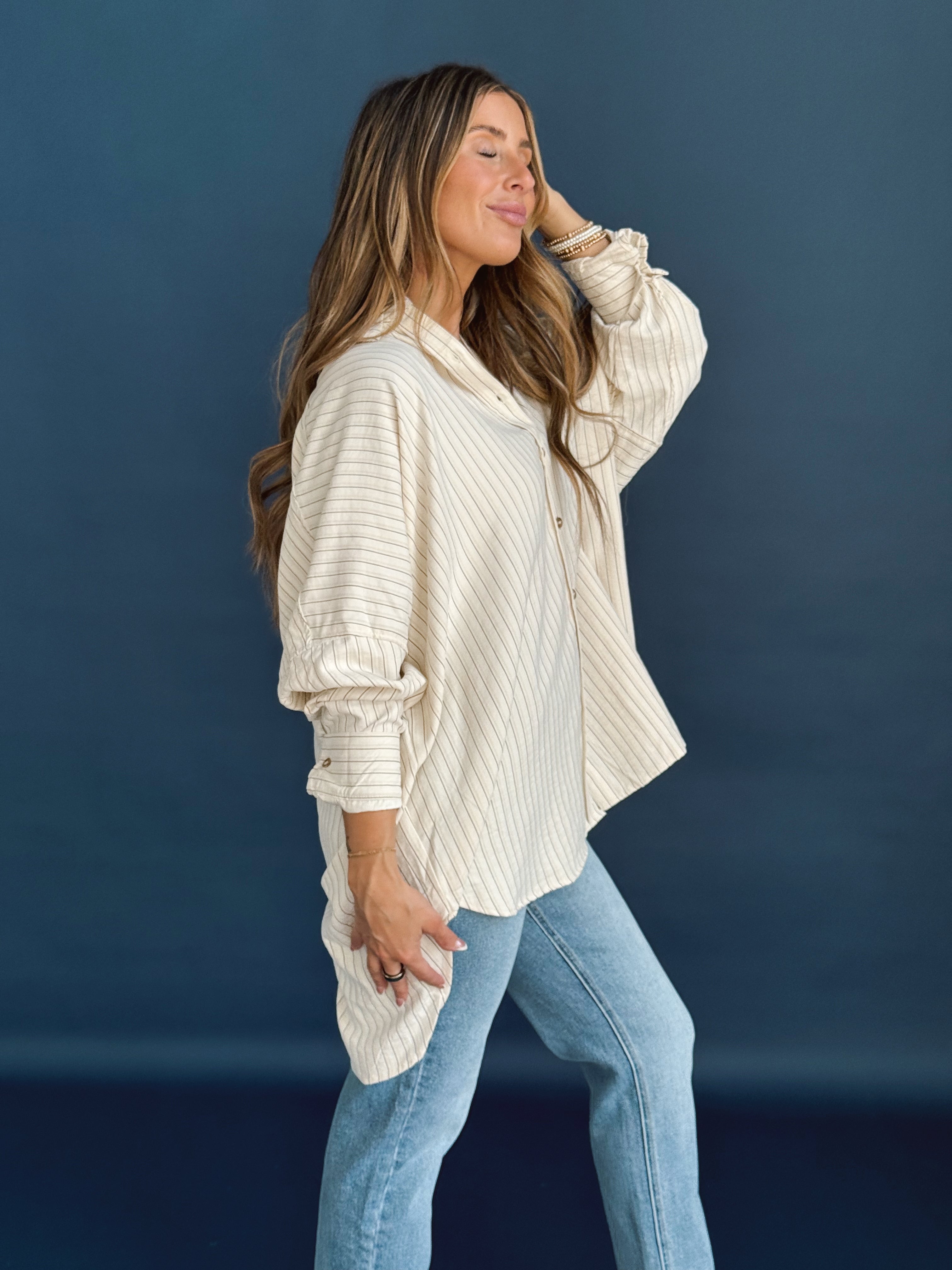 Sycamore Top - CREAM - Storetradenest L/S SHIRT