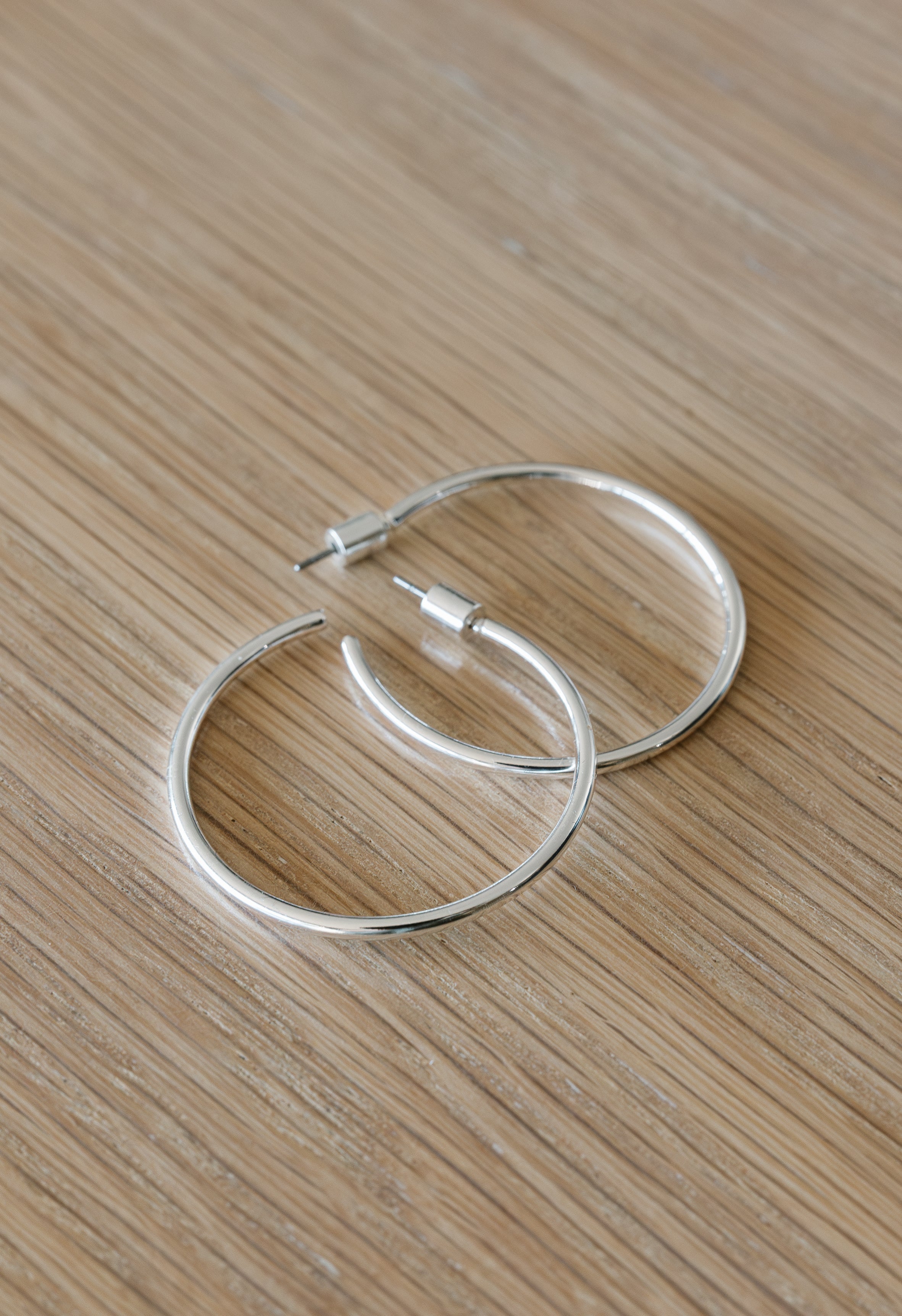 Syracuse Hoops - SILVER - Storetradenest EARRINGS