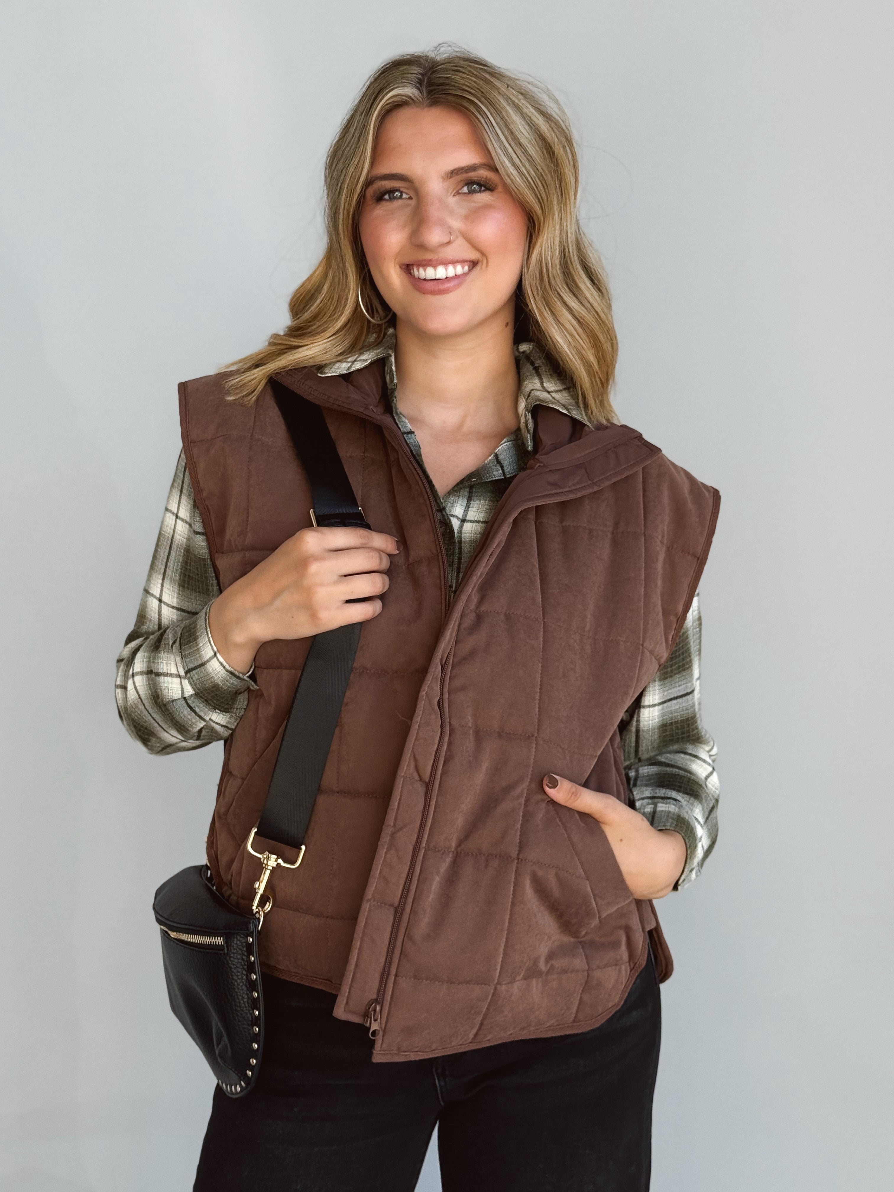 Walden Vest - BROWN - Storetradenest VEST
