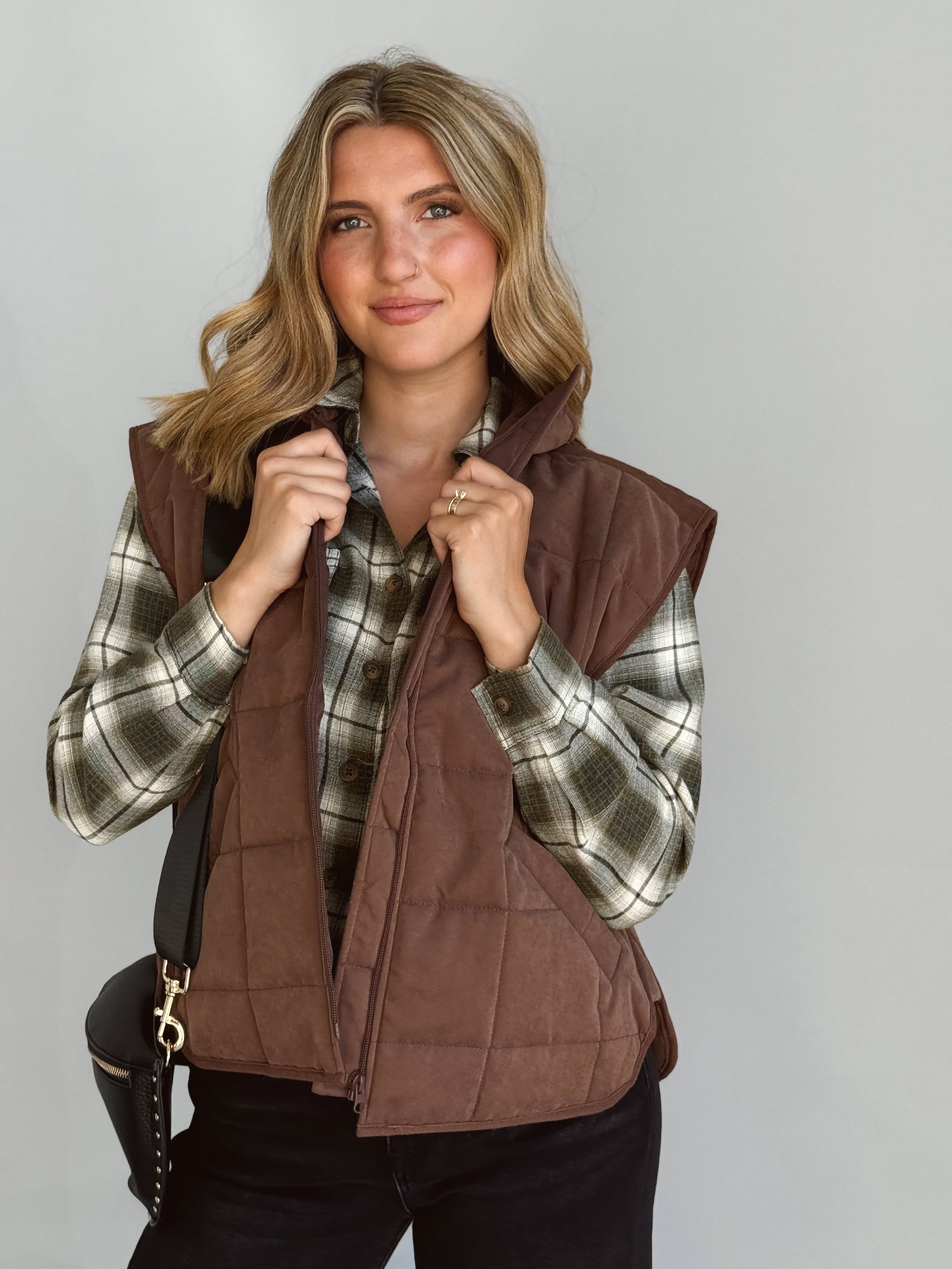 Walden Vest - BROWN - Storetradenest VEST
