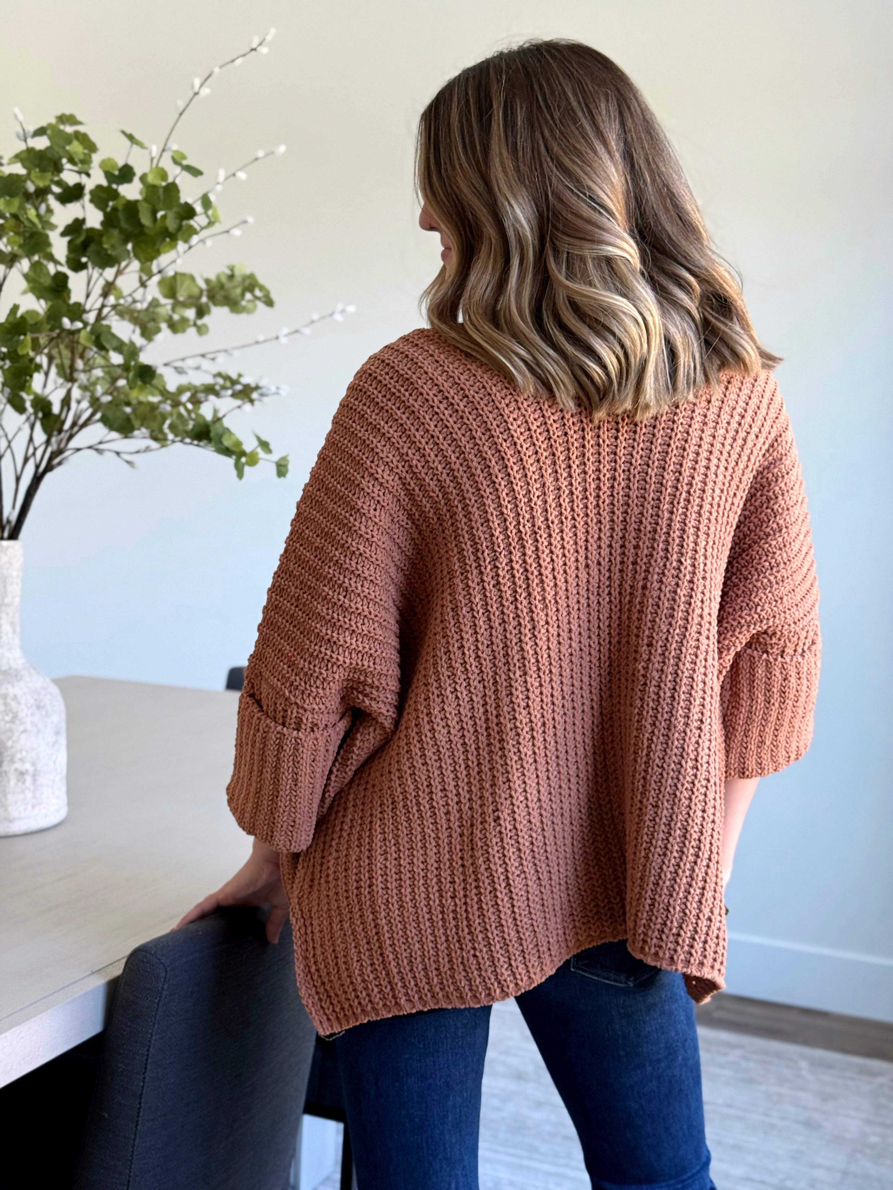 When She Dances Cardigan - DEEP CAMEL - Storetradenest Cardigan