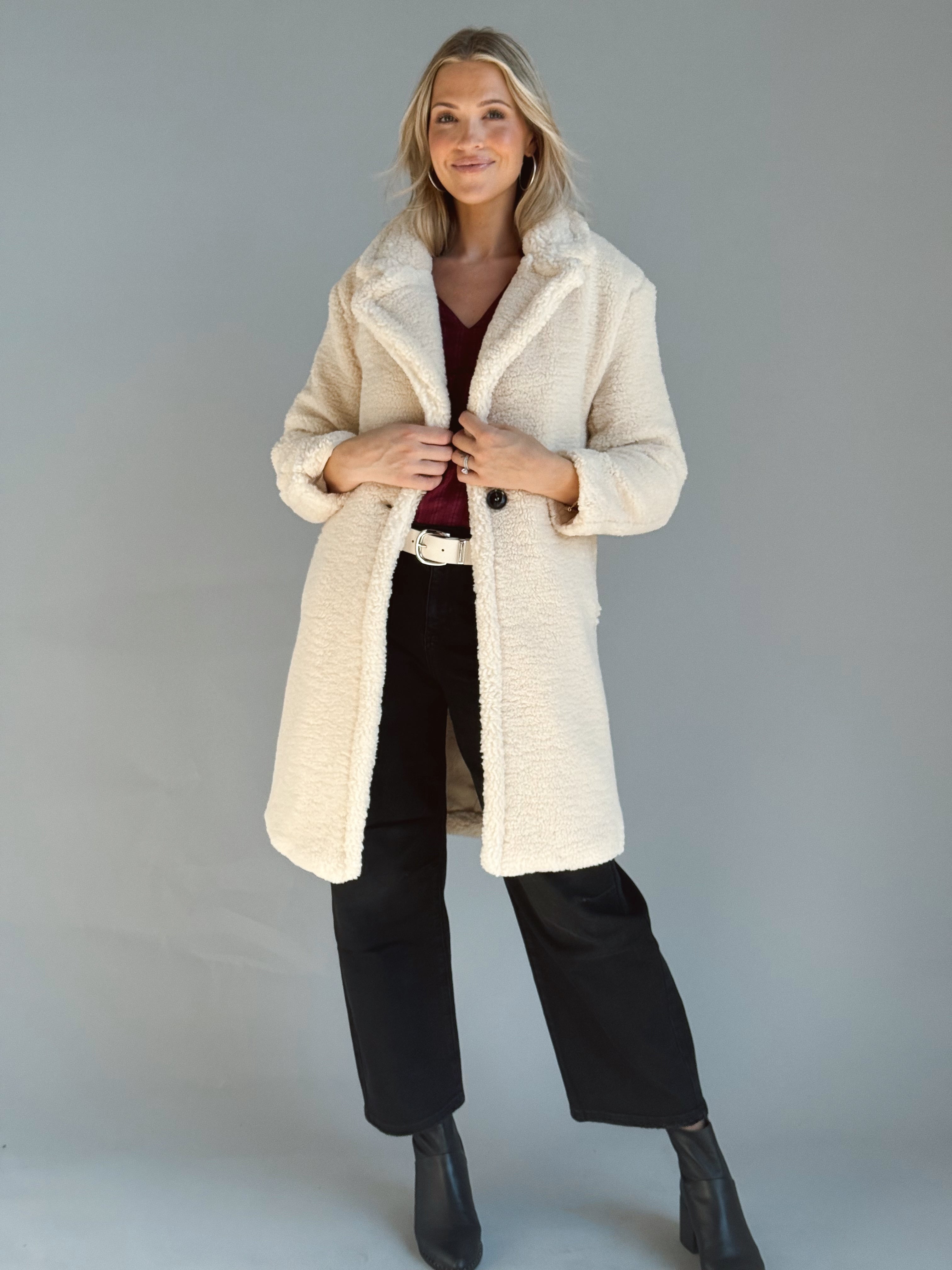 Winter Roast Coat - CREAM - Storetradenest JACKET