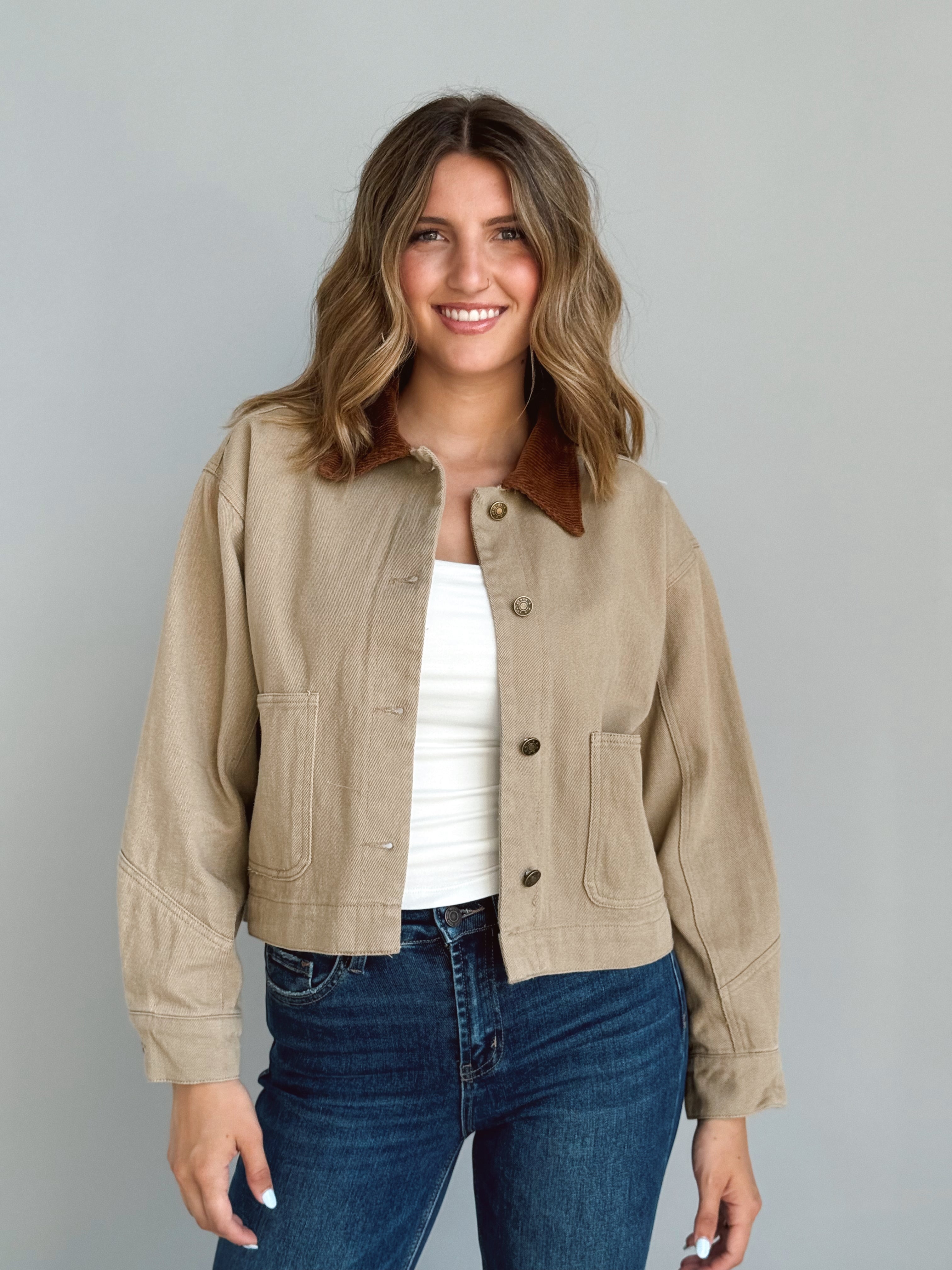 Wyatt Jacket - TAUPE - Storetradenest JACKET