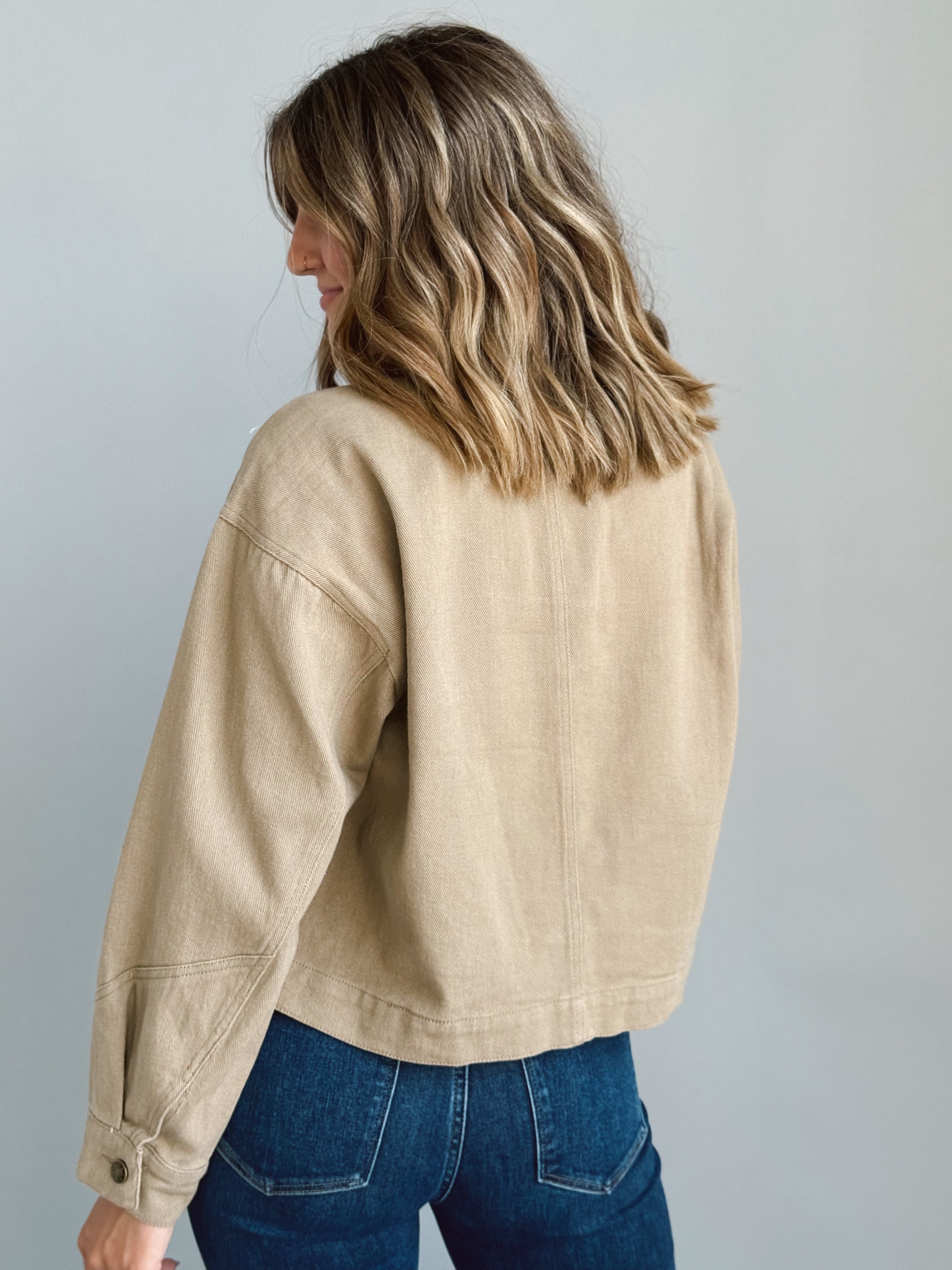 Wyatt Jacket - TAUPE - Storetradenest JACKET