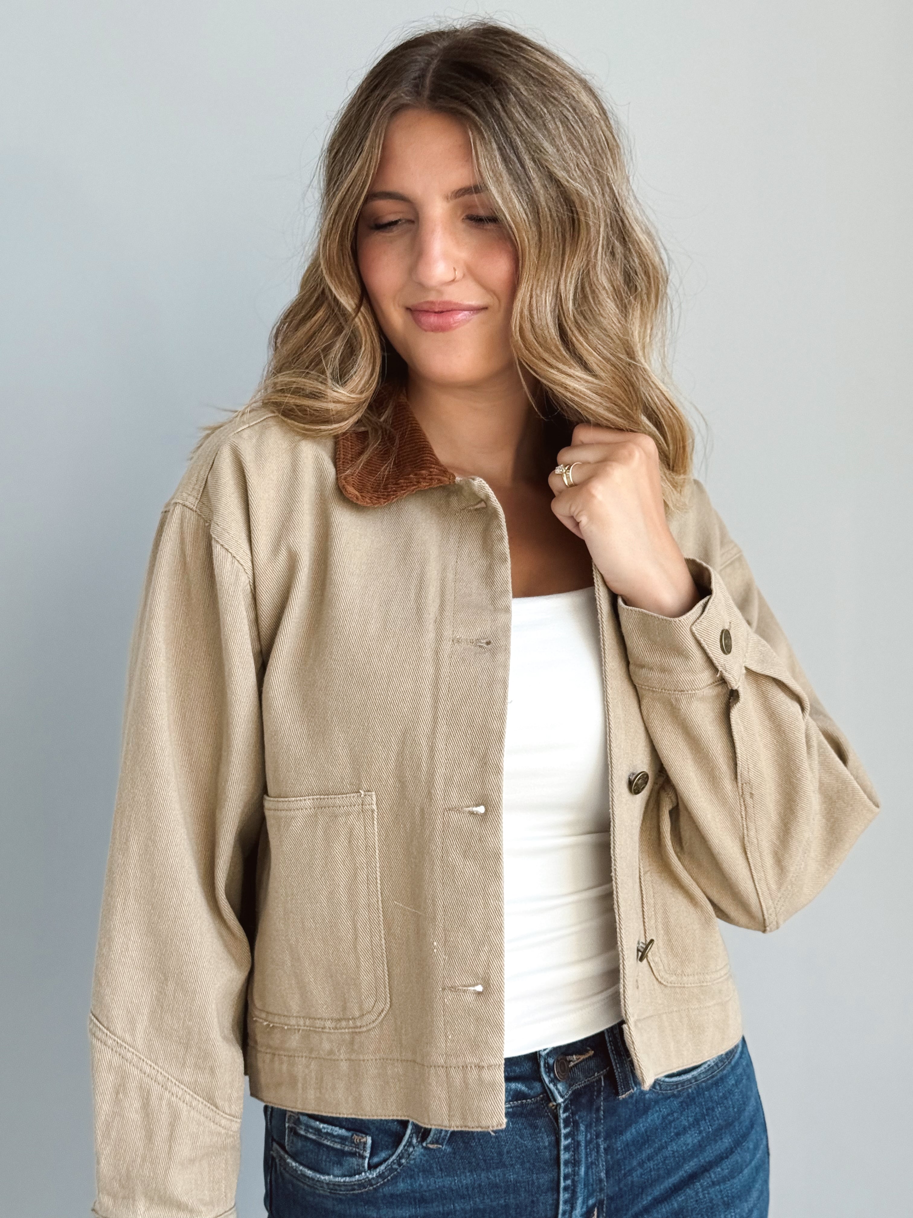 Wyatt Jacket - TAUPE - Storetradenest JACKET